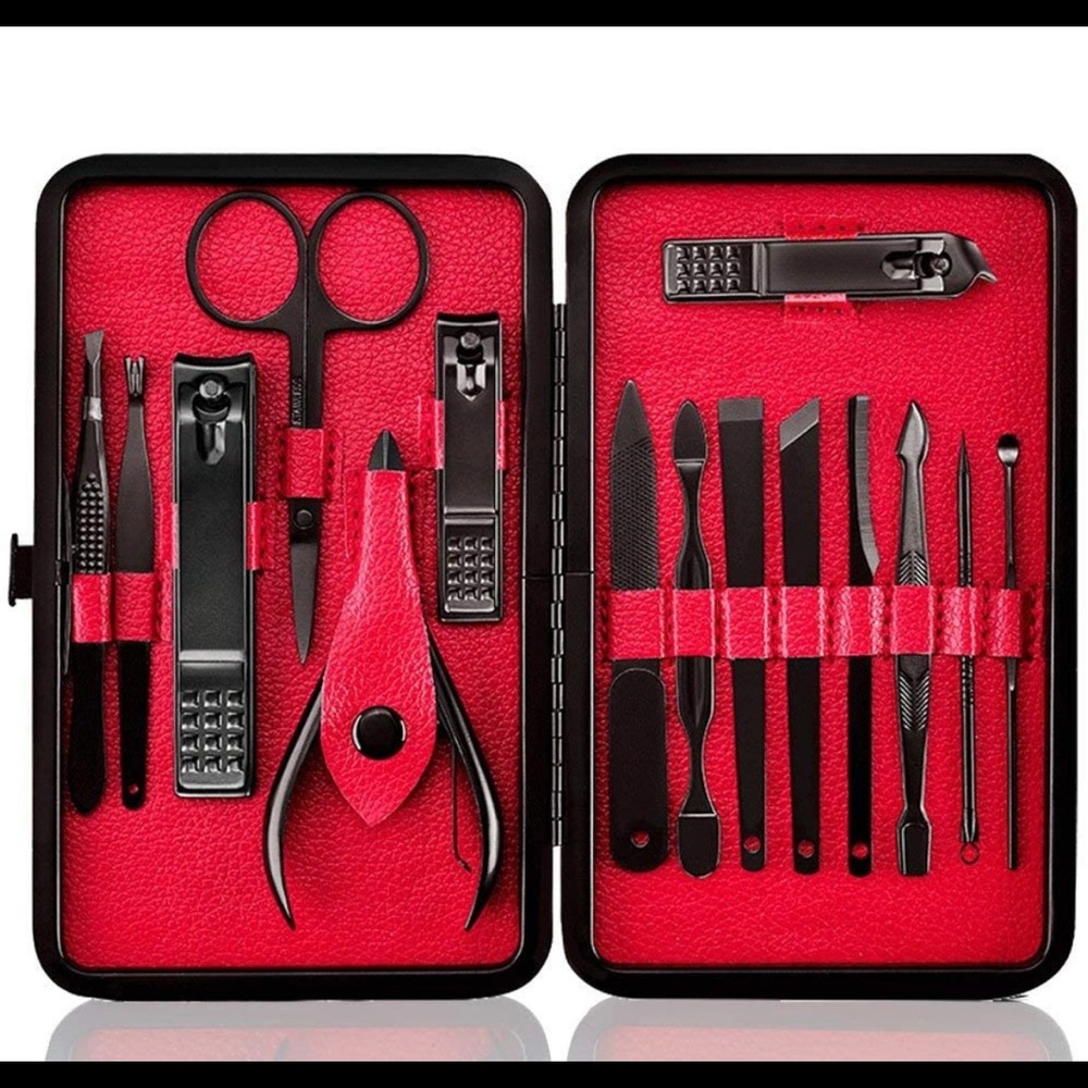 15 piece Professional Stainless Steel Nail Clipper Travel & Groomi…